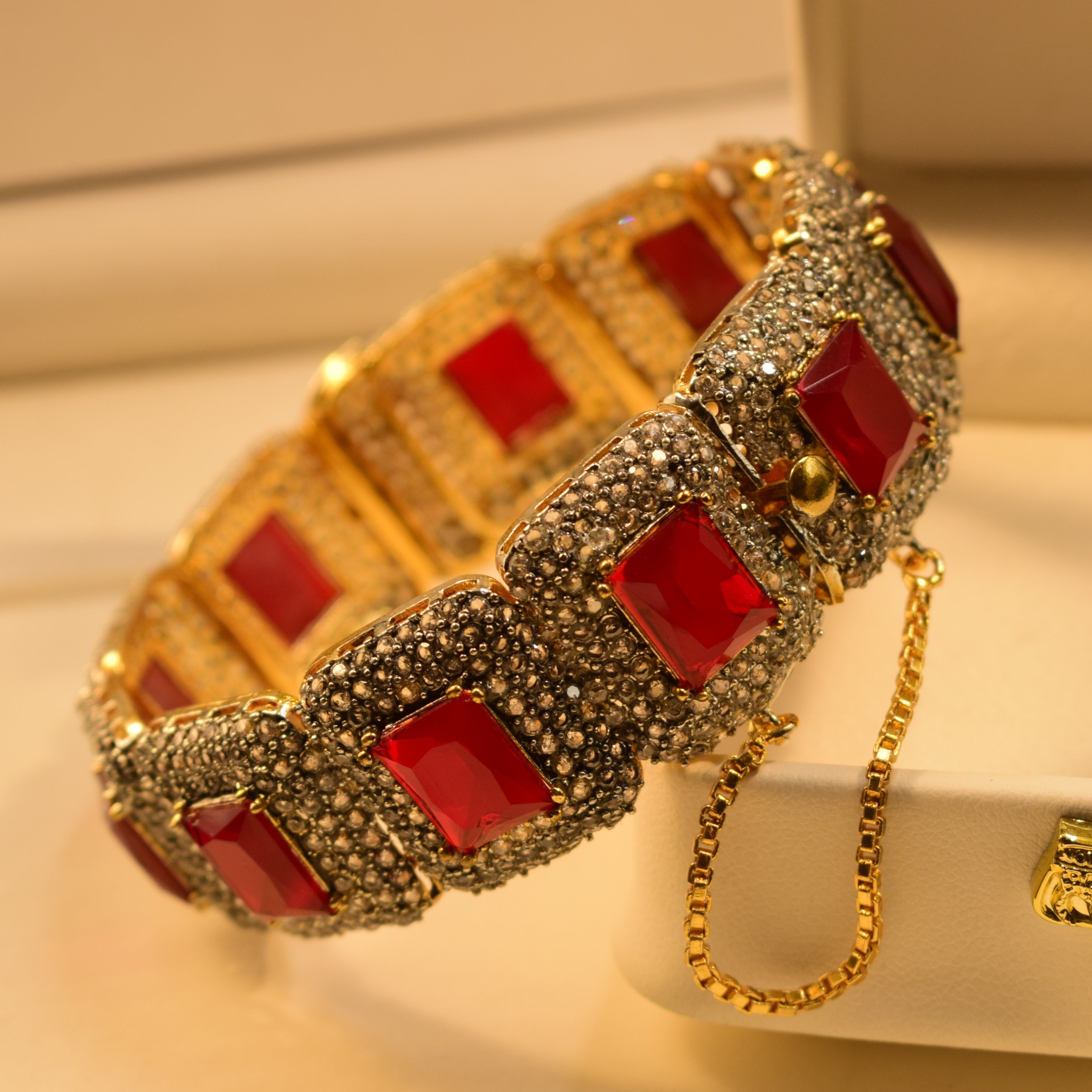 Beautiful Real Stone Bangle for Girls/Women