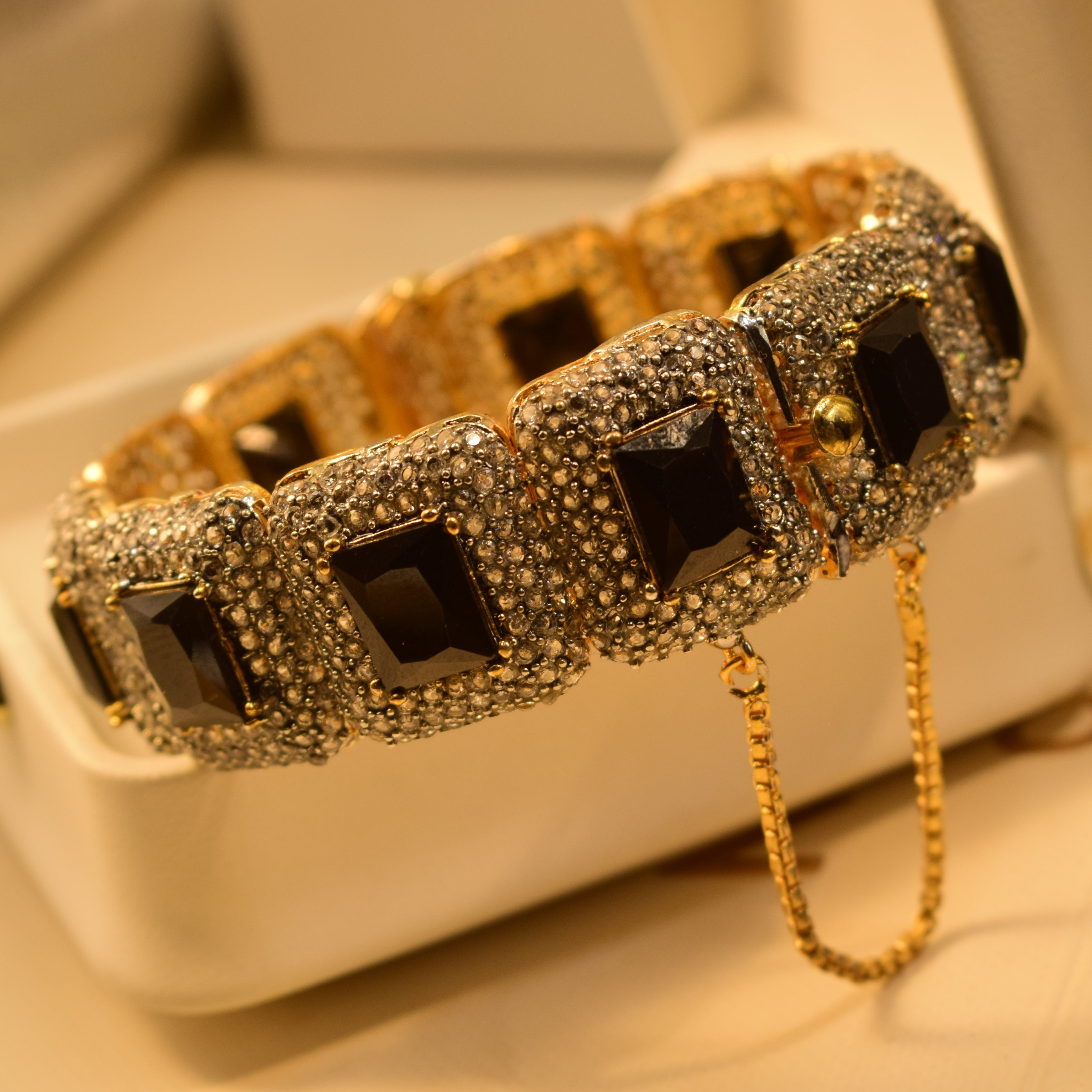 Beautiful Real Stone Bangle for Girls/Women