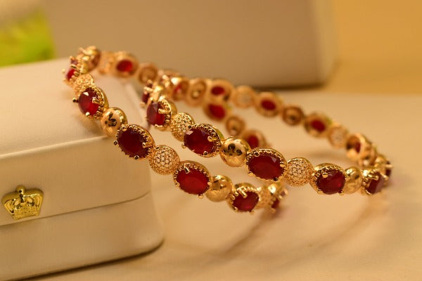 Stylish Design Bangles Pair for Girls/Women