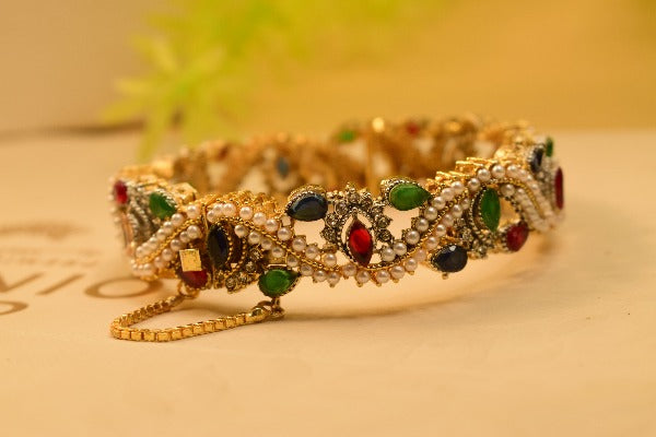 Elegant Design Gold Plated Bangle Set for Girls/Women
