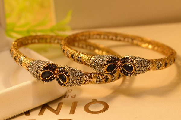 Elegant Design Gold Plated Bangles Set for Girls/Women