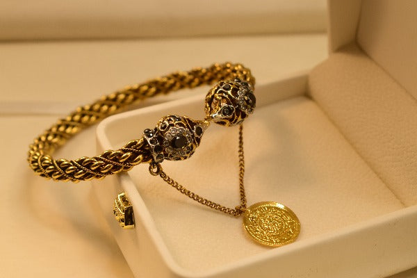 Fancy Unique Design Gold Plated Bangle For Girls/Women