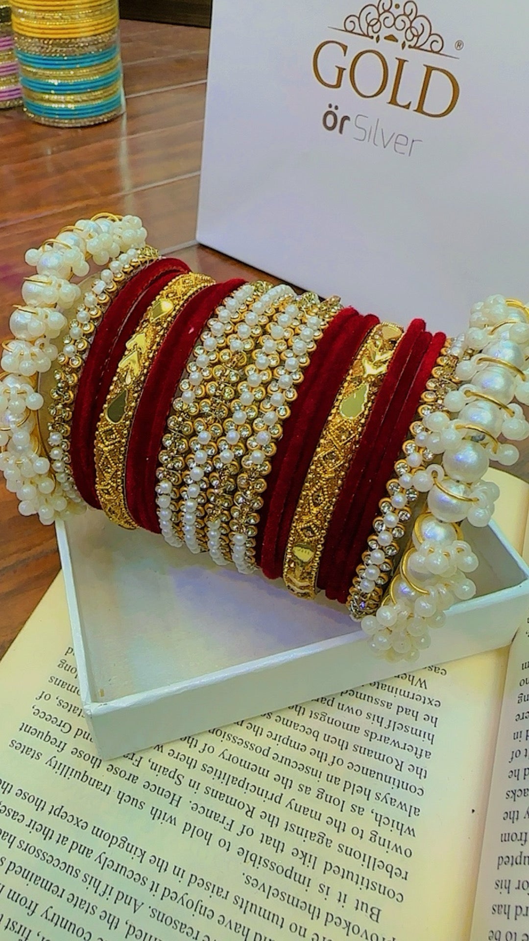 Elegant Pack Of 22 Bangles Set for Girls/Women