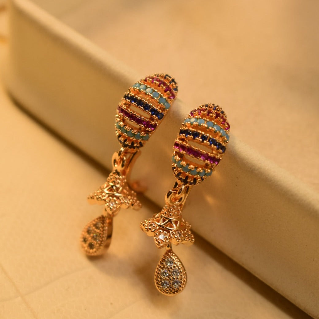 Elegant Design Real Stone Earrings For Girls/women.