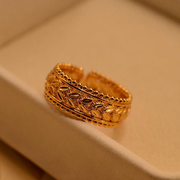 Chamring Unique Design Gold Plated Ring For Girls/Women