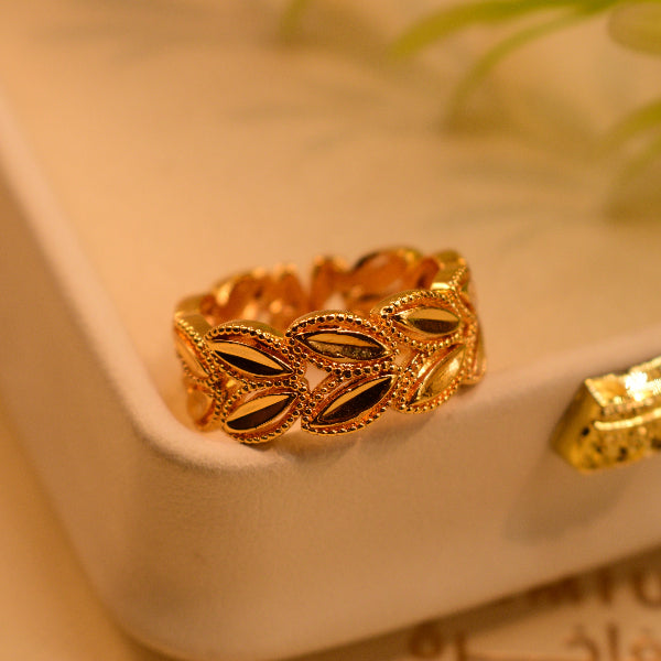 Luxury Unique Design Gold Plated Ring For Girls/Women