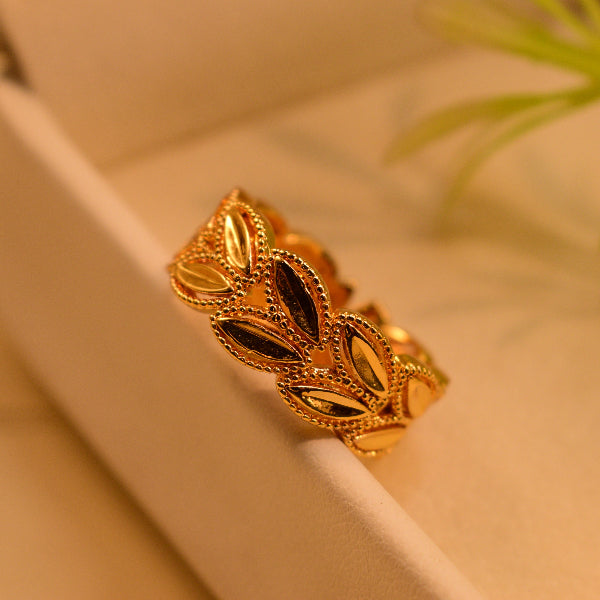 Luxury Unique Design Gold Plated Ring For Girls/Women