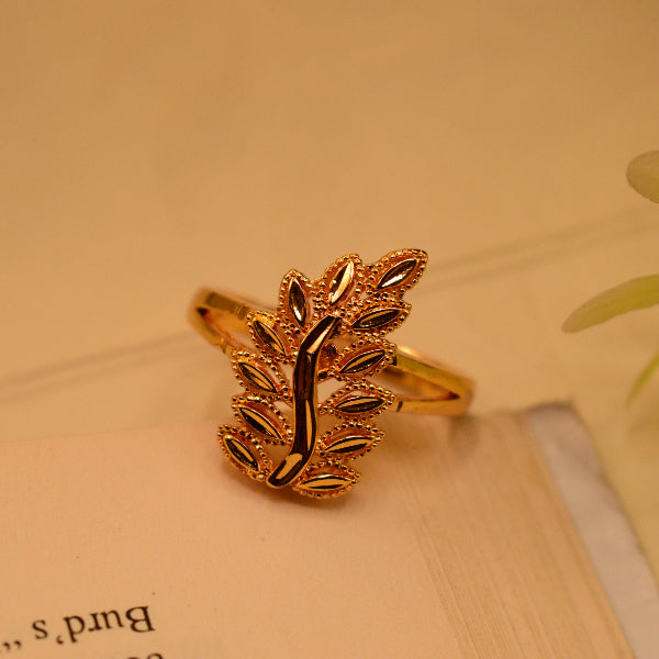 Glamorous Unique Design Gold Plated Ring For Girls/Women