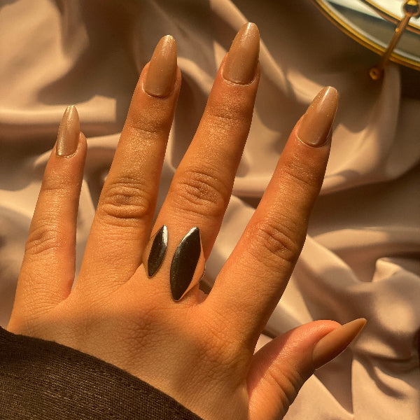 Stylish Unique Design Silver Plated Ring For Girls/Women
