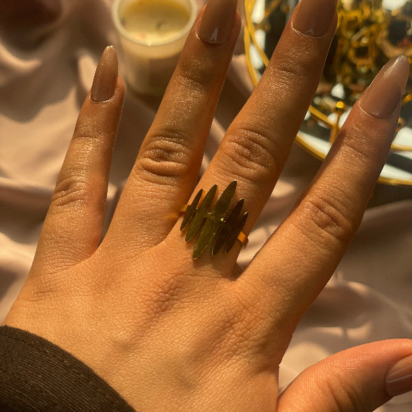 Charming Unique Design Gold Plated Ring For Girls/Women