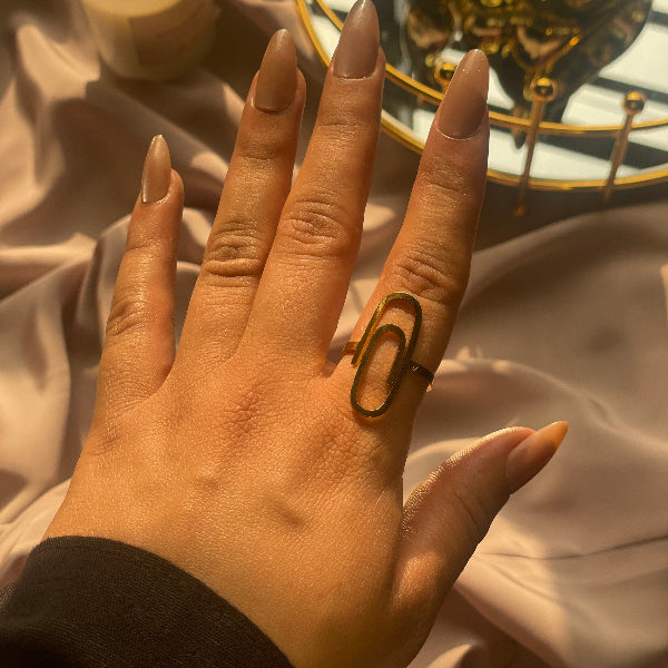 Sparkling Unique Design Gold Plated Ring For Girls/Women