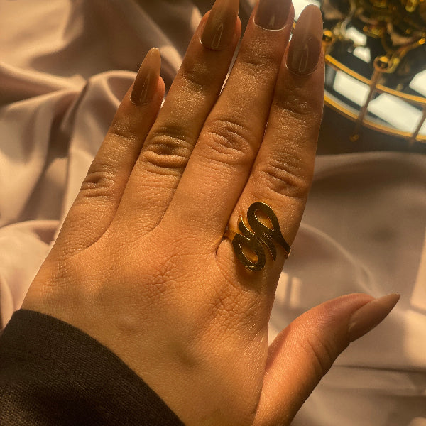 Stylish Unique Design Gold Plated Ring For Girls/Women