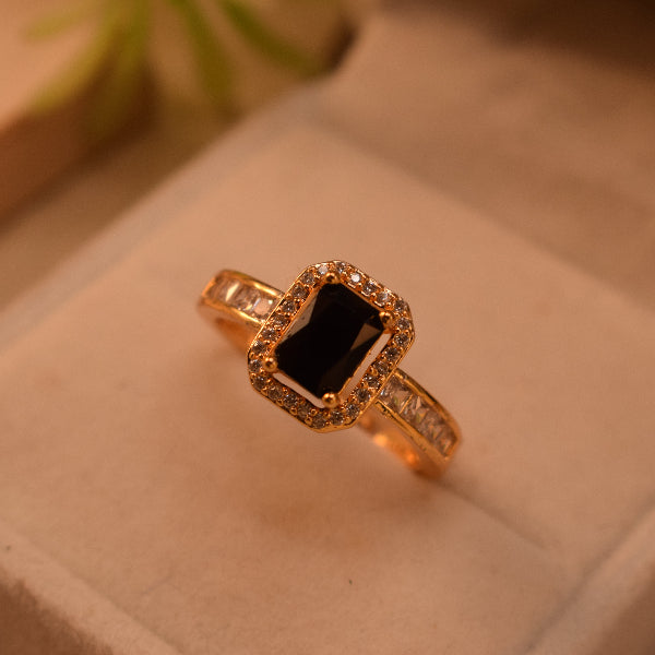 Charming Design Gold Plated Crystal Stones Ring For Girls/Women