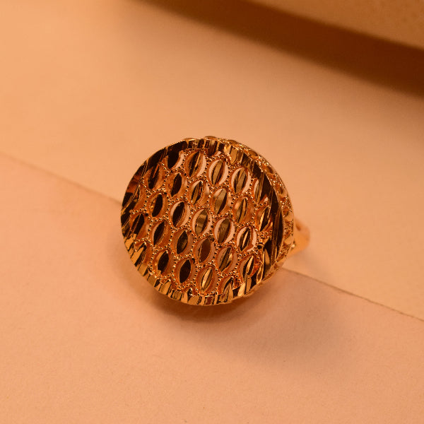 Beautiful Unique Design Gold Plated Ring For Girls/Women