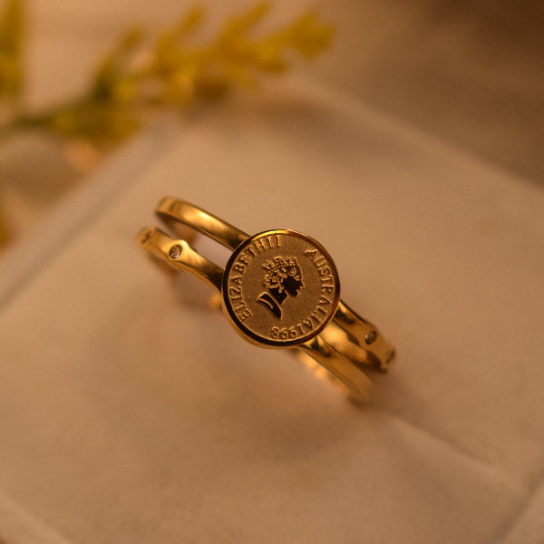 Gorgeous Unique Design Gold Plated Ring For Girls/Women