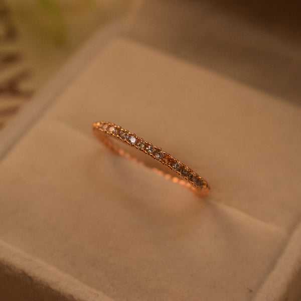 Beautiful Design Gold Plated Crystal Stones Ring For Girls/Women