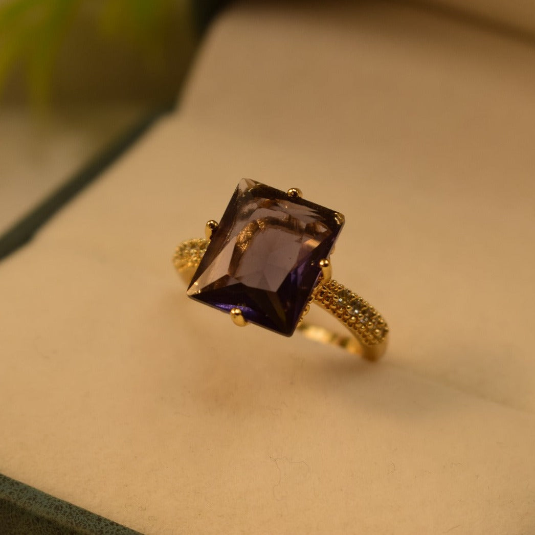 Beautiful Real Stone Ring for Girls/Women