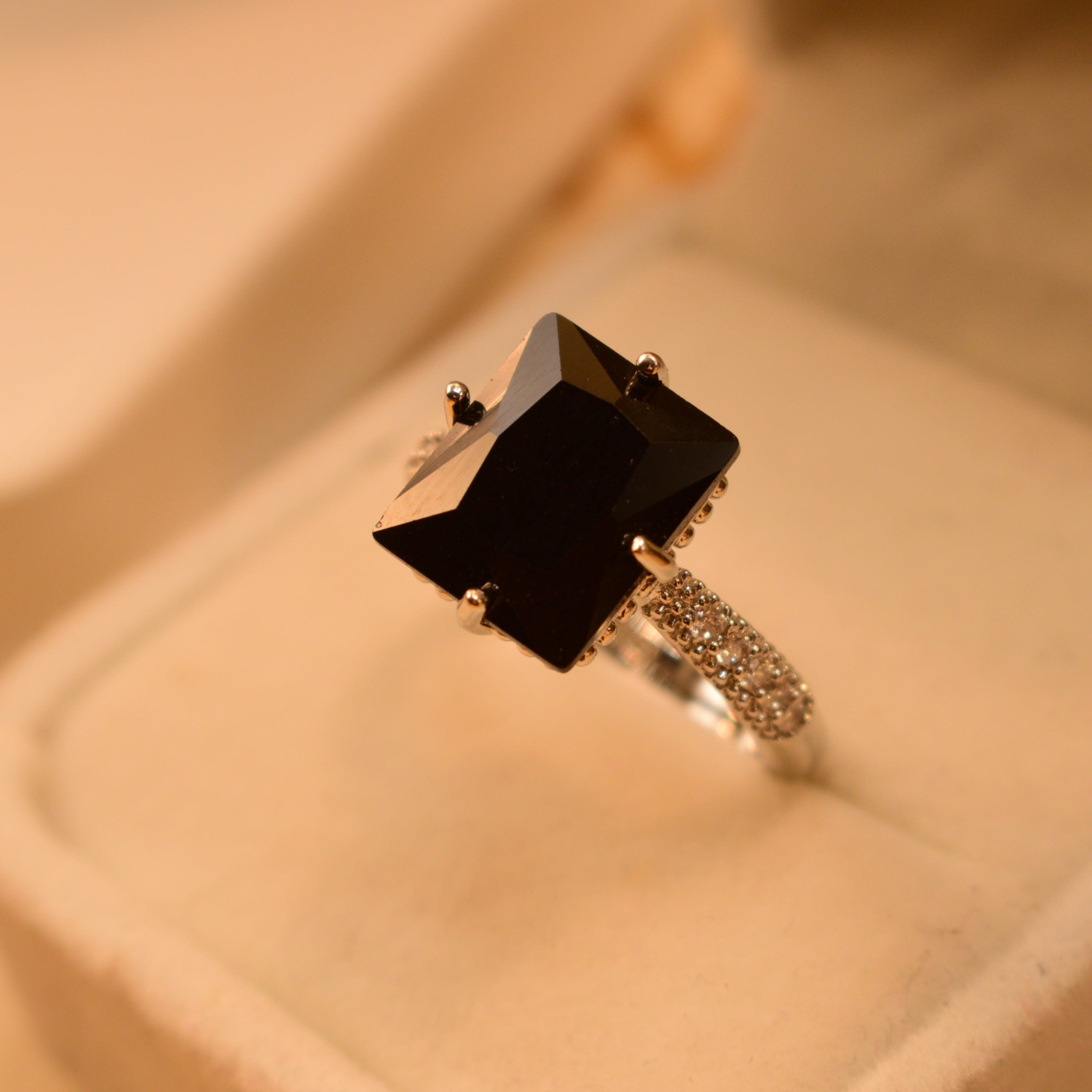 Beautiful Real Stone Ring for Girls/Women