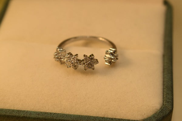 Stylish Design Real Stone Ring for Girls/Women