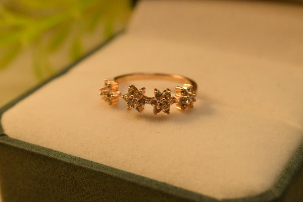 Stylish Design Real Stone Ring for Girls/Women