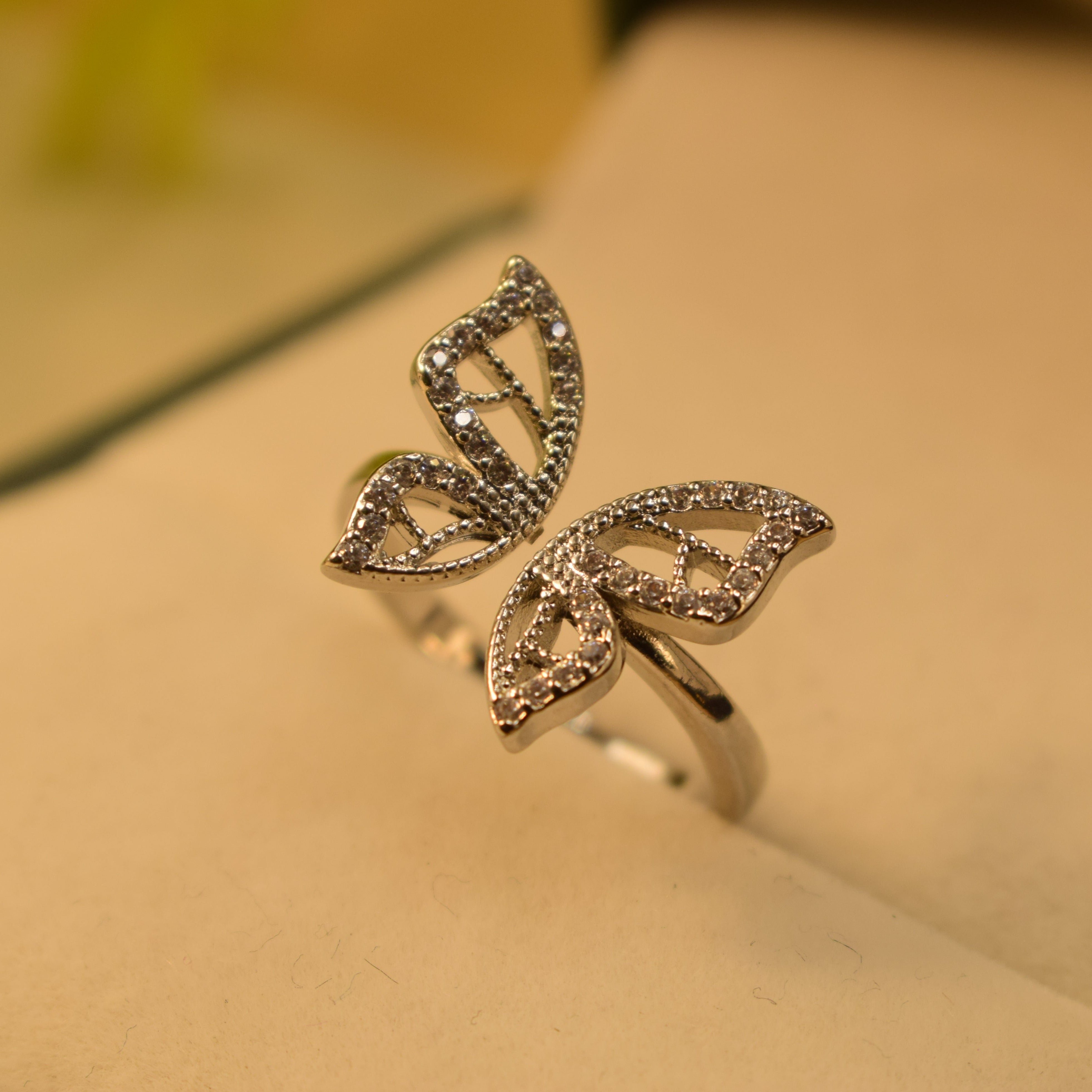 Stylish Design Real Stone Ring for Girls/Women