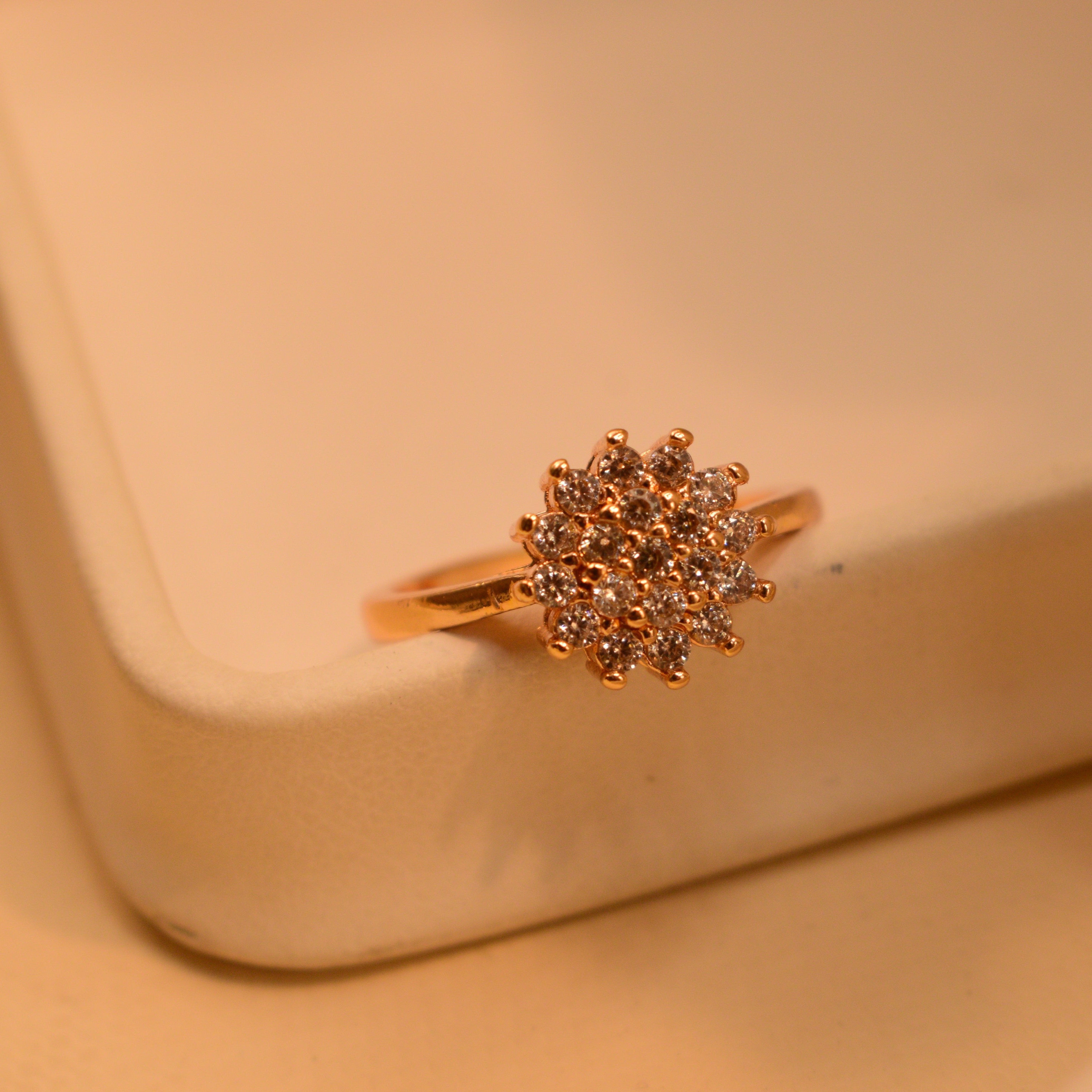 Stylish Design Real Stones Ring for Girls/Women