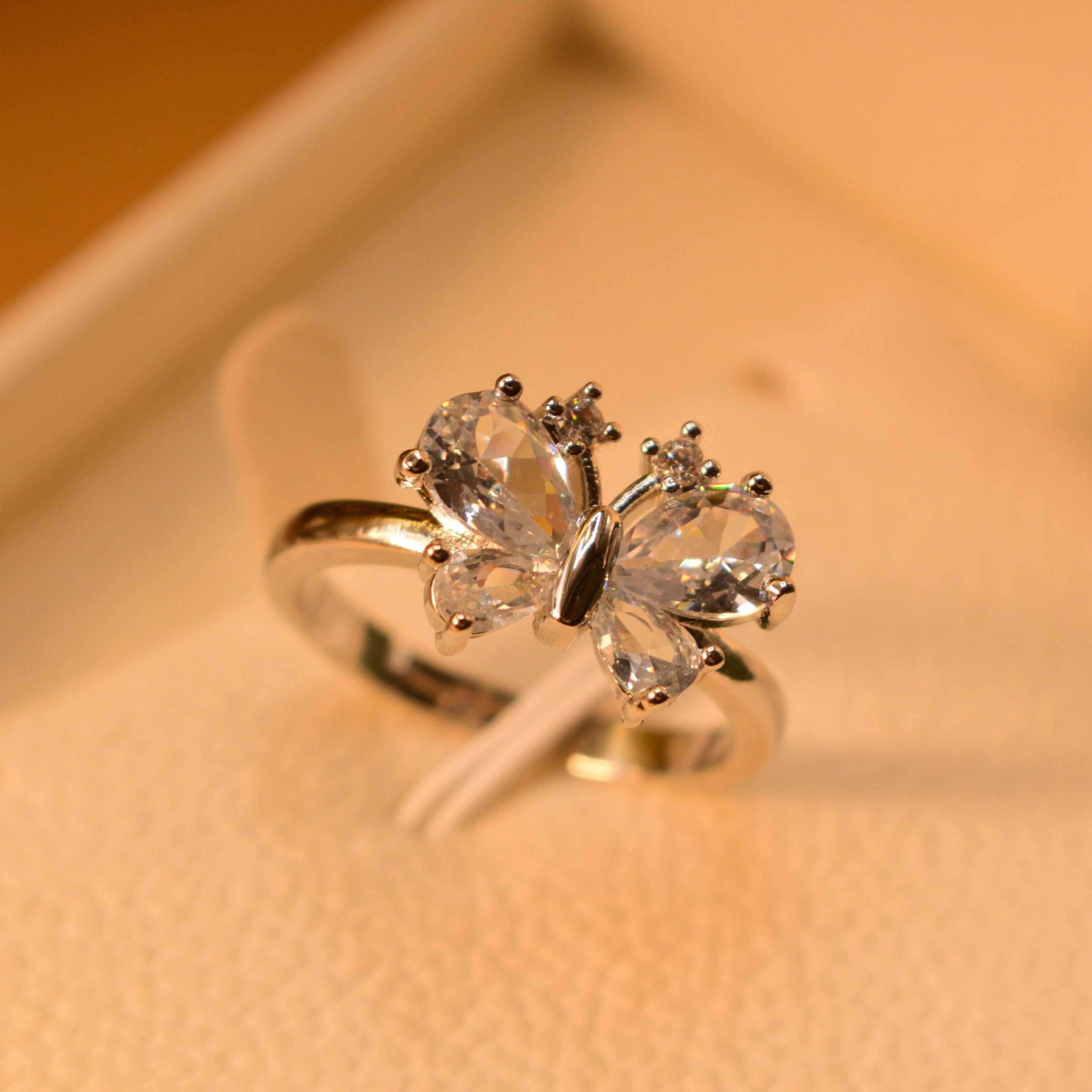 Stylish Butterfly Design Ring for Girls/Women