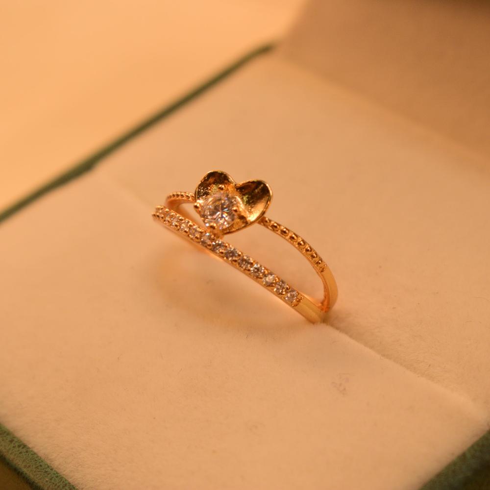 Gorgeous Design 24K Gold Plated Ring for Girls/Women