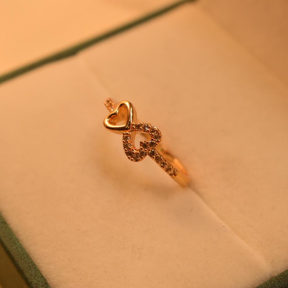 Gorgeous Fancy Design 24K Gold Plated Ring for Girls/Women