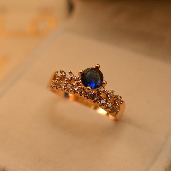 Unique Design Real Stones Ring For Girls/Women