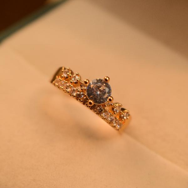 Unique Design Real Stones Ring For Girls/Women