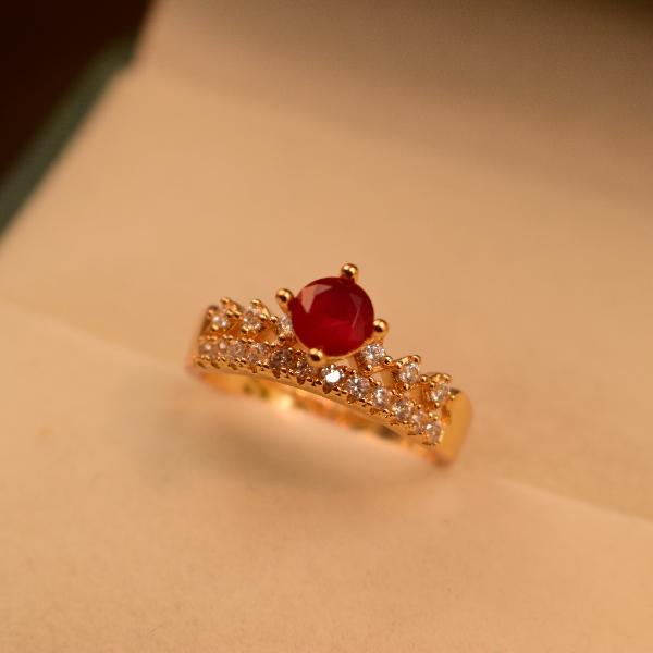 Unique Design Real Stones Ring For Girls/Women