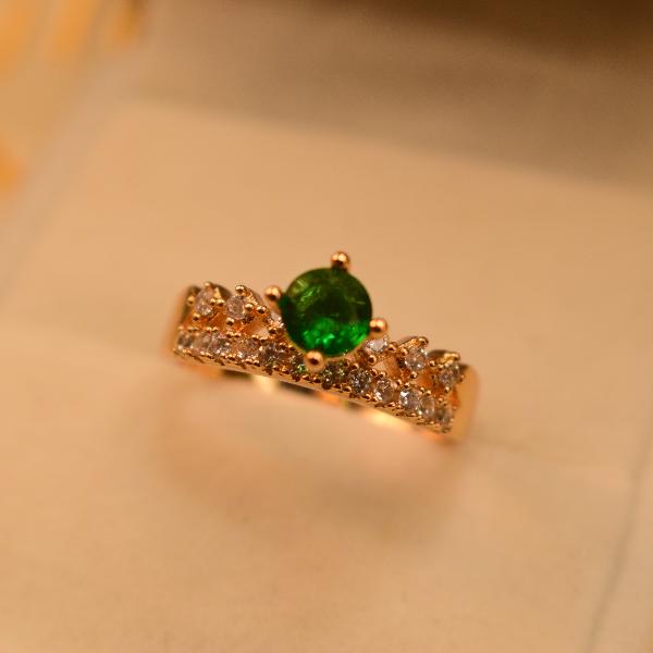 Unique Design Real Stones Ring For Girls/Women