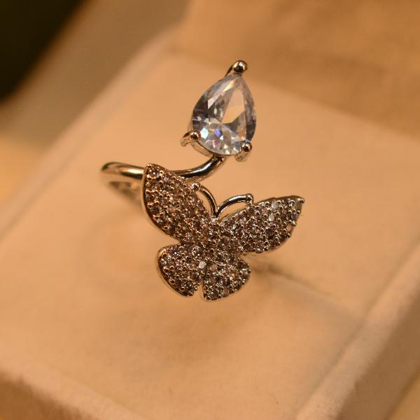 Elegant Unique Design Real Stone Ring For Girls/Women