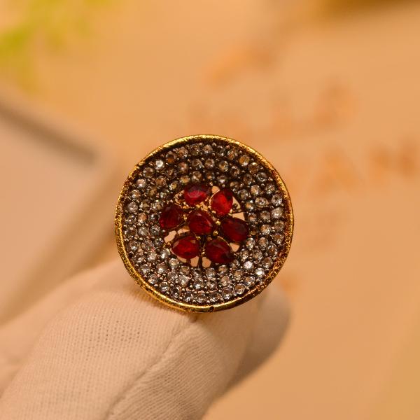 Beautiful Unique Design Real Stones Ring For Girls/Women