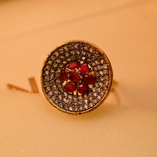 Beautiful Unique Design Real Stones Ring For Girls/Women