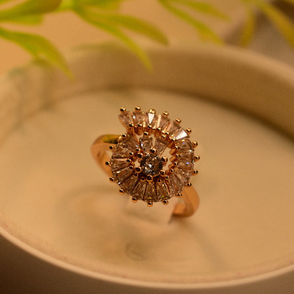 Luminous Design Real Stones Ring For Girls/Women