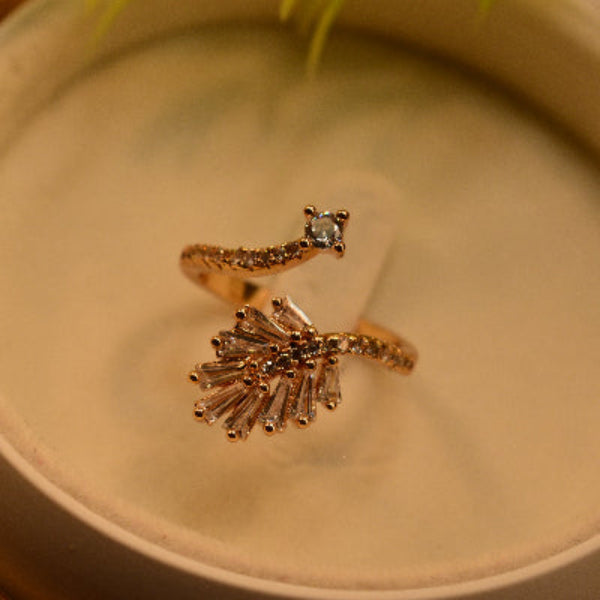 Elegant Design Crystal Stones Ring For Girls/Women