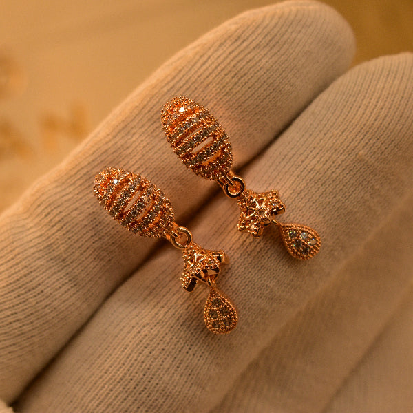 Beautiful Unique Design Gold Plated Earrings For Girls/women