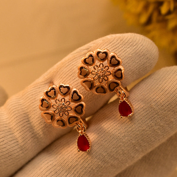 Elegant Unique Design Gold Plated Earrings For Girls/women