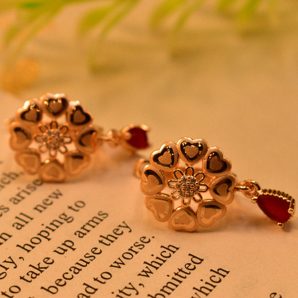 Elegant Unique Design Gold Plated Earrings For Girls/women