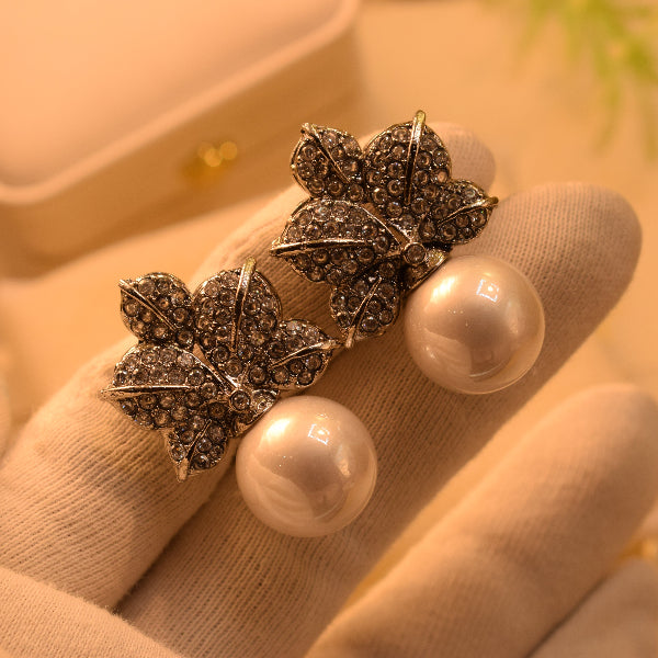 Luminous Design Gold Plated Crystal Stones Earrings For Girls/women
