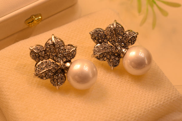 Luminous Design Gold Plated Crystal Stones Earrings For Girls/women