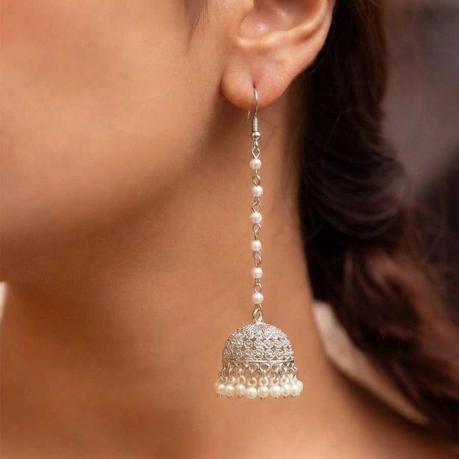Dazzling Unique Design Pearls Earrings For Girls/women
