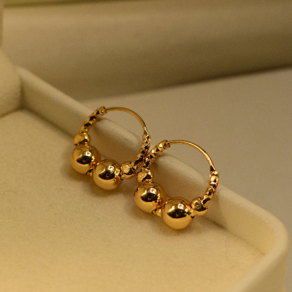 Glamorous Unique Design Gold Plated Earrings For Girls/women