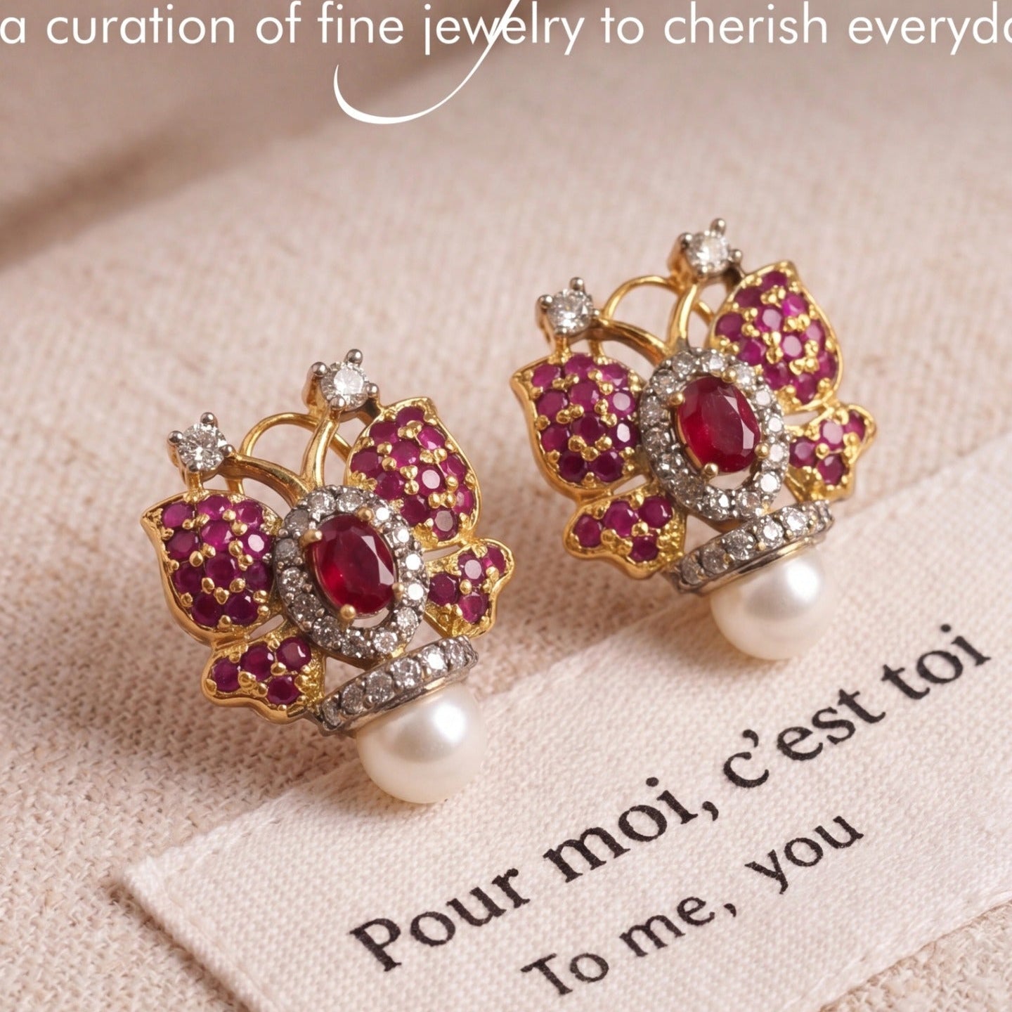 Dazzling Design Gold Plated Crystal Stones Earrings For Girls/women