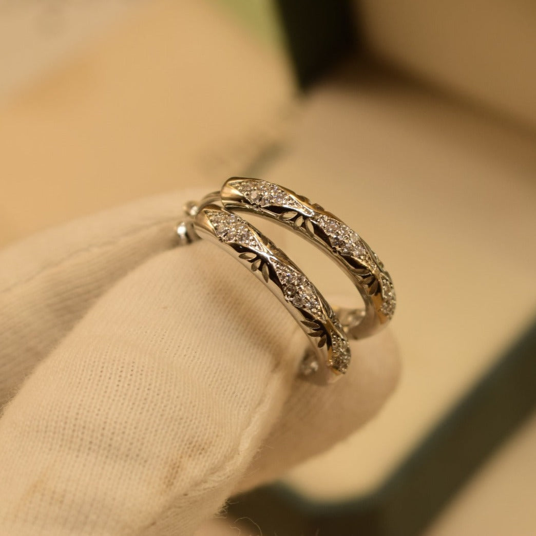 Elegant Design Golden/Silver Baliyan Crystal Stones Earrings For Girls/Women