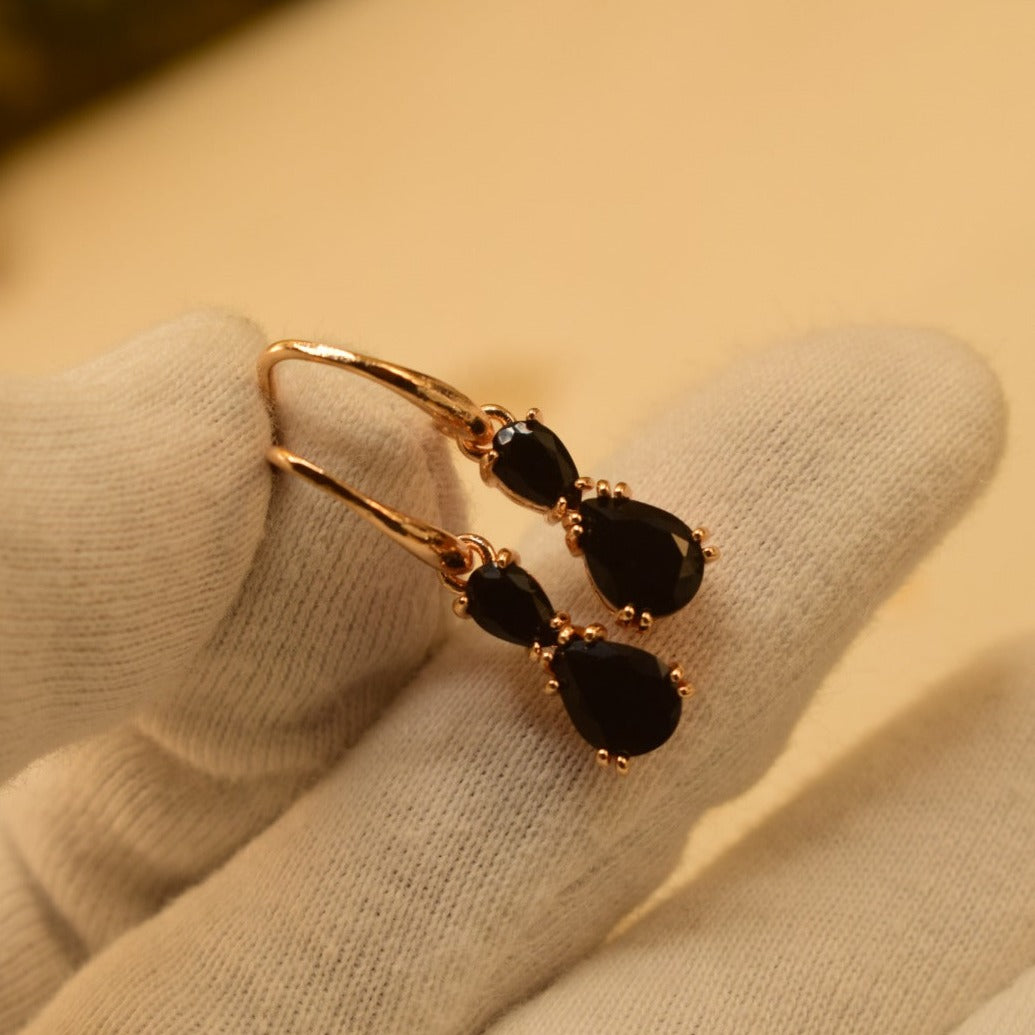 Elegant Design Black/Sky blue/Maroon Stone Earrings For Girls/women.