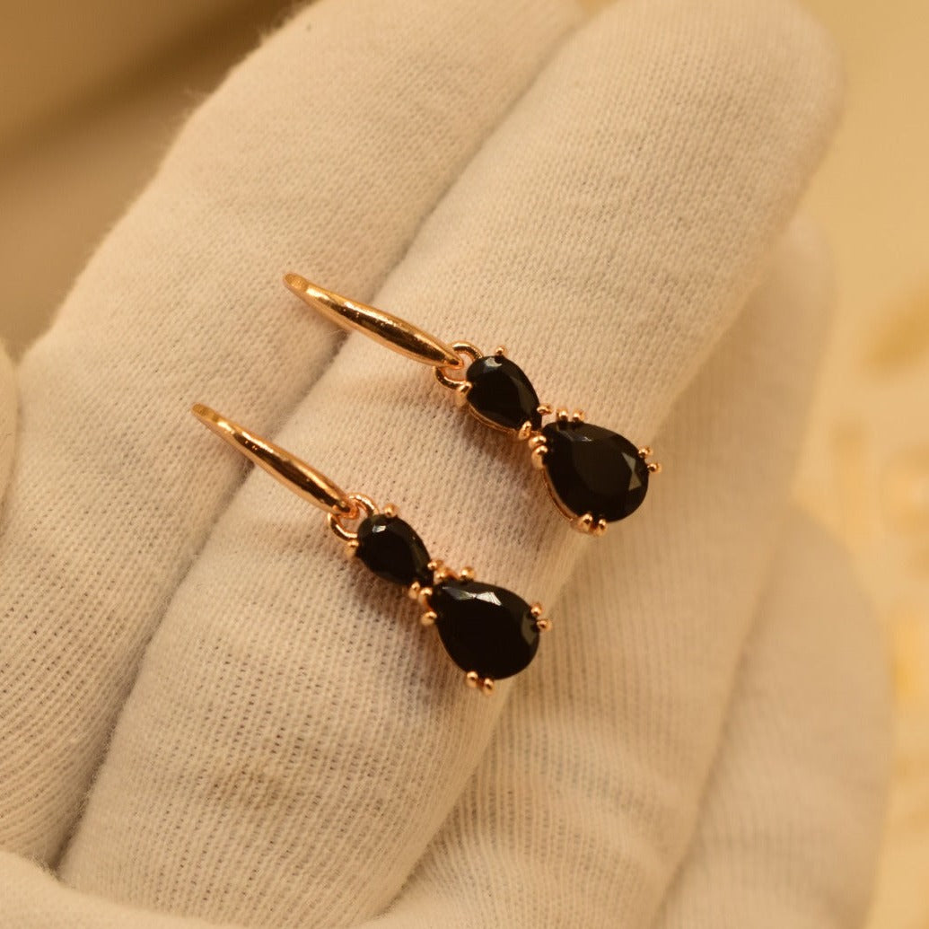 Elegant Design Black/Sky blue/Maroon Stone Earrings For Girls/women.