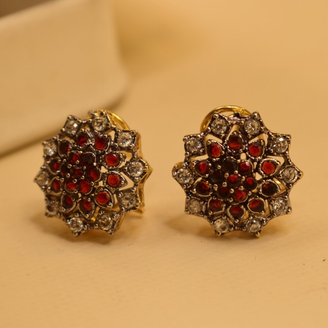 Elegant Design Real Zircon Stone Jarao Earrings For Girls/women.